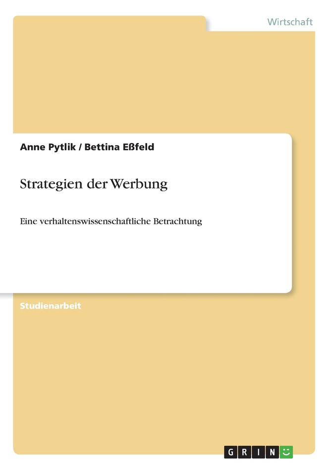 Strategien der Werbung