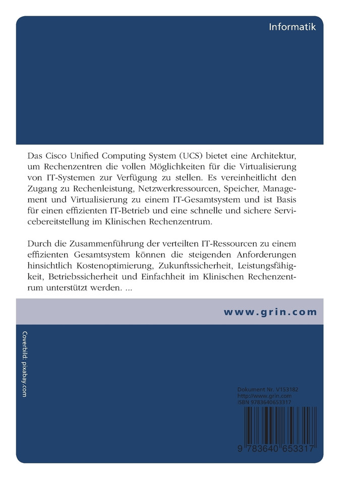 Cisco Unified Computing im Klinischen Rechenzentrum