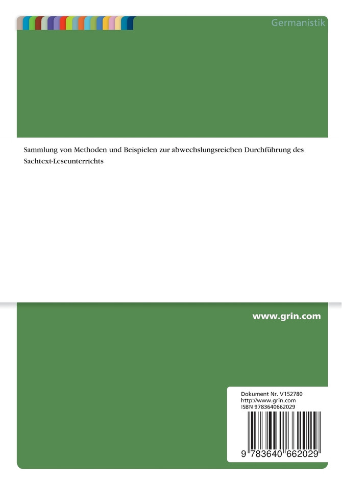 Sachtexte lesen im Deutschunterricht