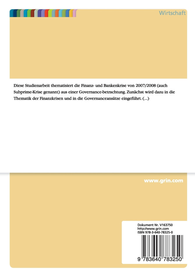 Die Folgen der Bankenkrise