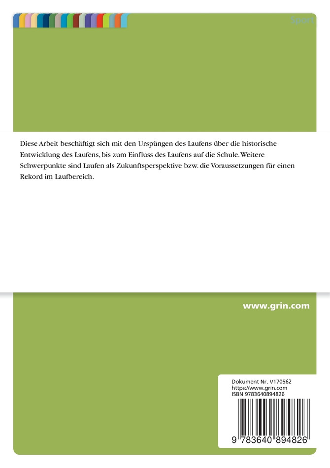 Historische Entwicklung des Laufens