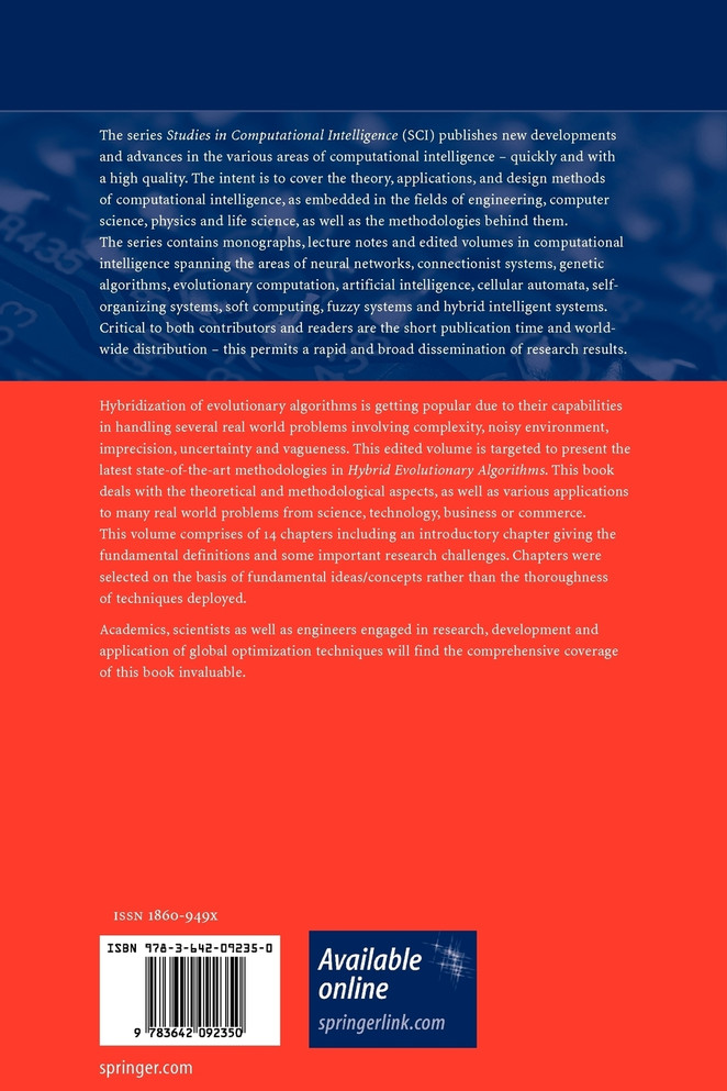 Hybrid Evolutionary Algorithms