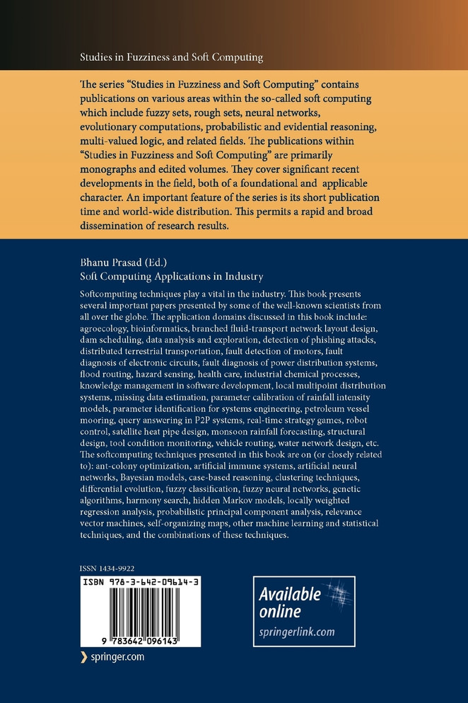 Soft Computing Applications in Industry