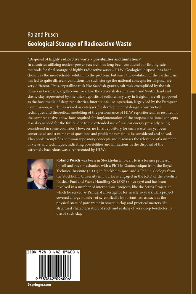 Geological Storage of Highly Radioactive Waste