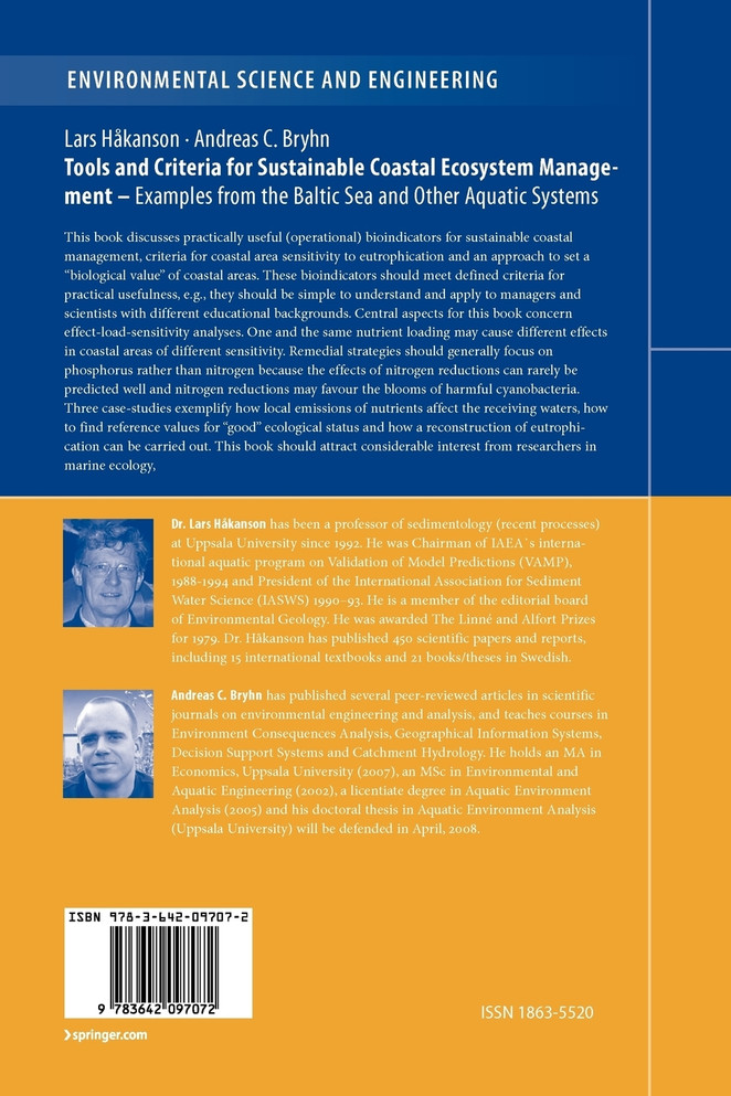 Tools and Criteria for Sustainable Coastal Ecosystem Management