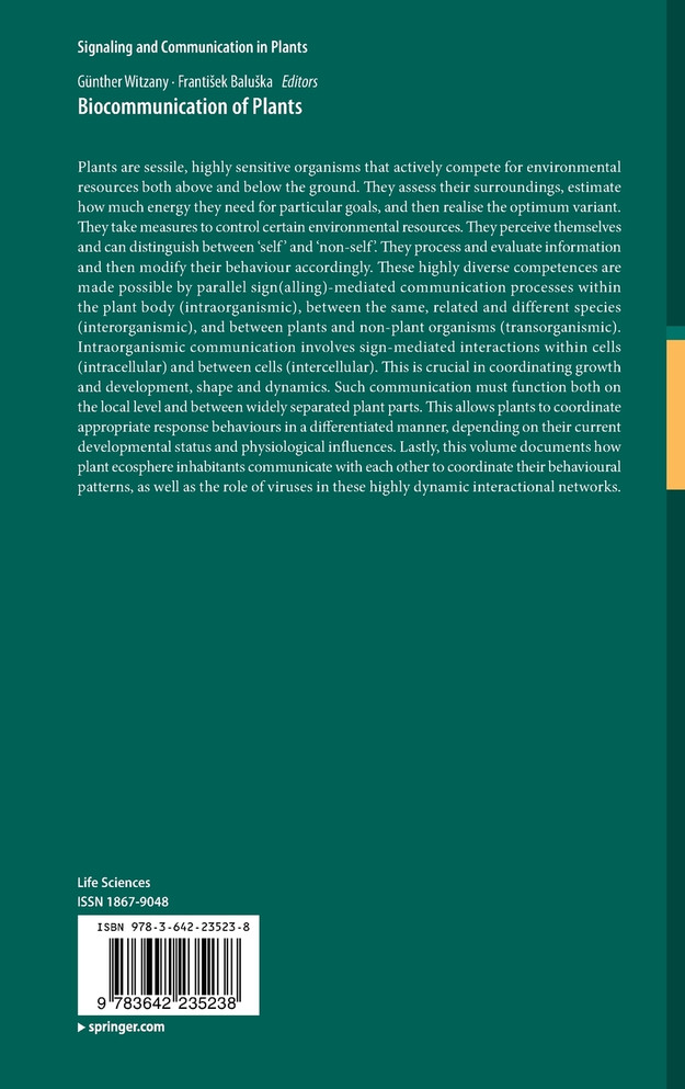Biocommunication of Plants
