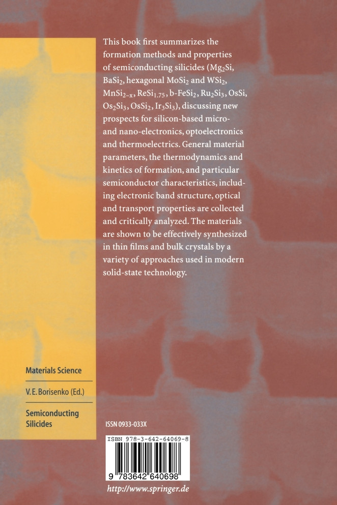 Semiconducting Silicides