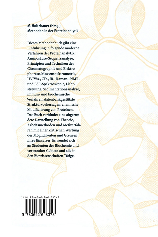 Methoden in Der Proteinanalytik