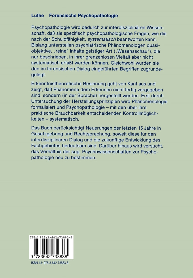 Forensische Psychopathologie