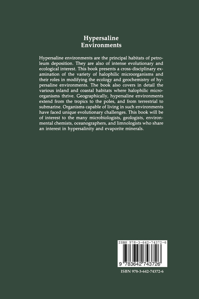 Hypersaline Environments