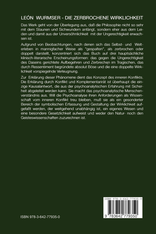 Die zerbrochene Wirklichkeit