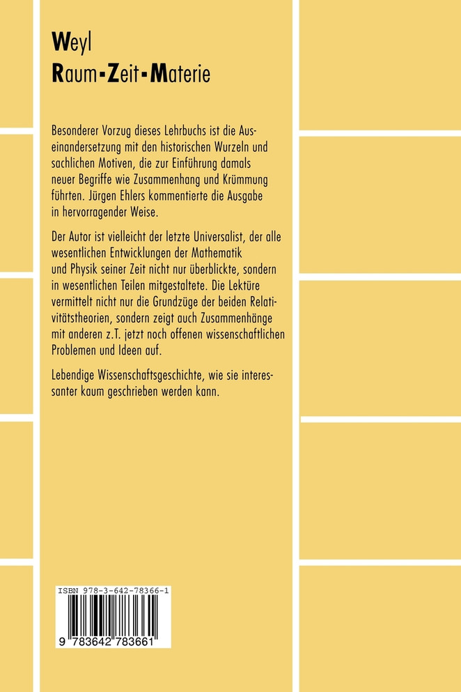 Raum, Zeit, Materie