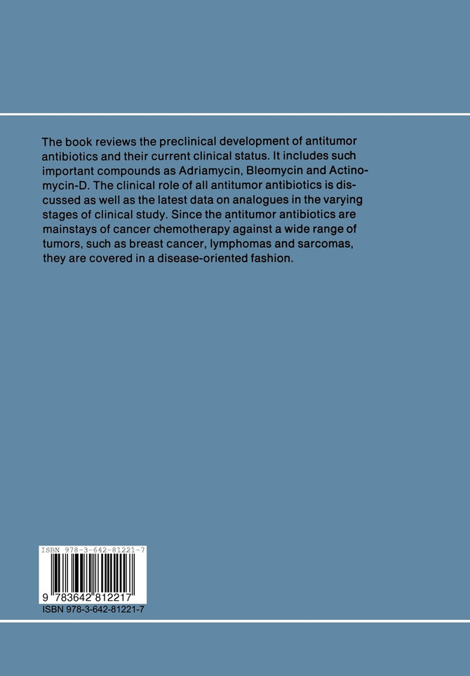 Antitumor Antibiotics