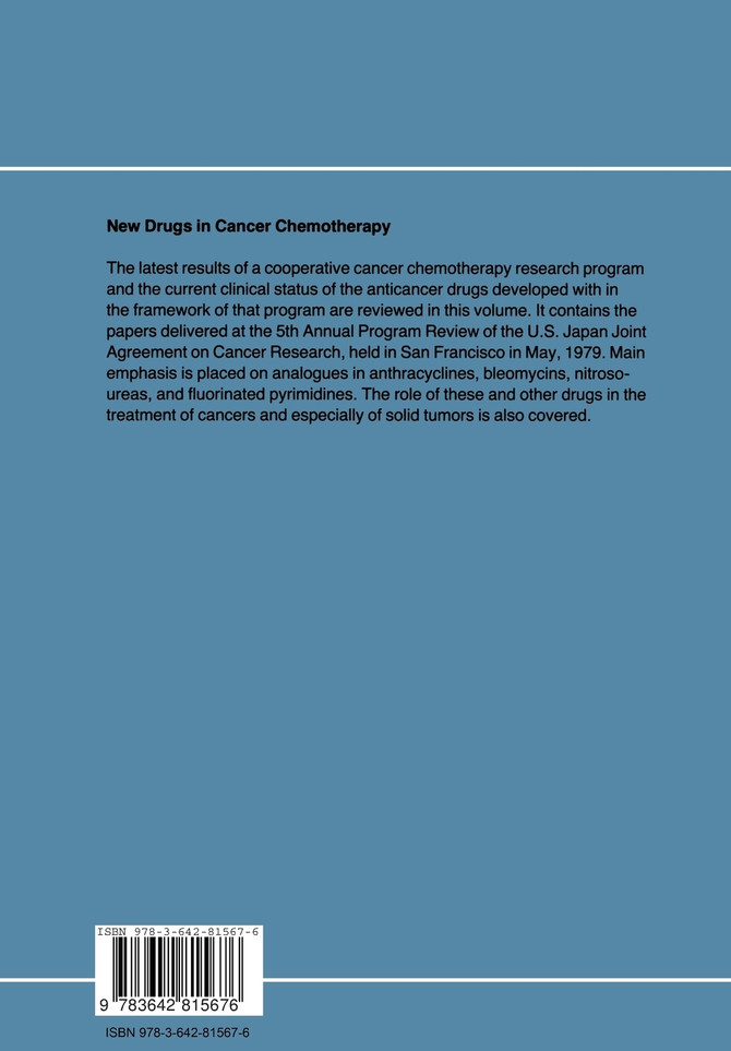 New Drugs in Cancer Chemotherapy