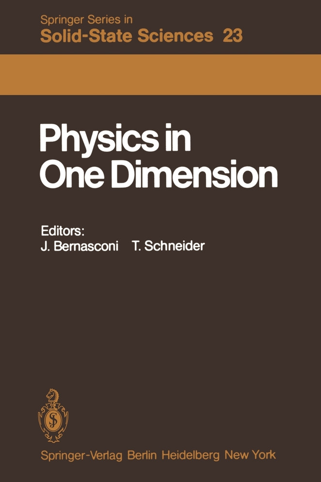 Physics in One Dimension