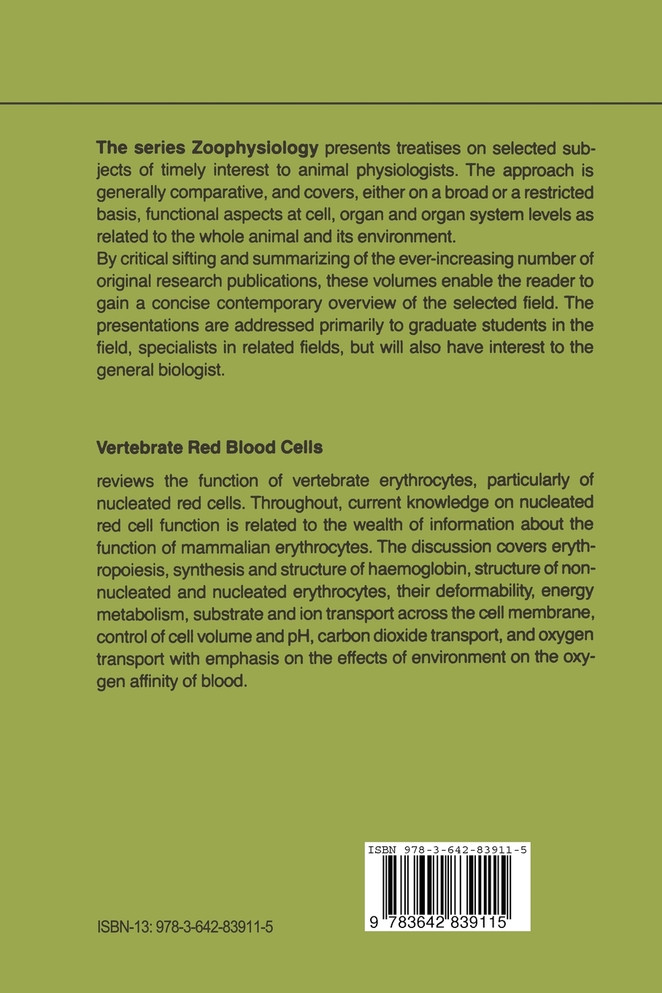 Vertebrate Red Blood Cells