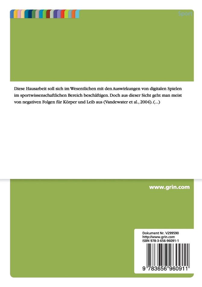 Transferpotentiale von digitalen Spielen für den Sport