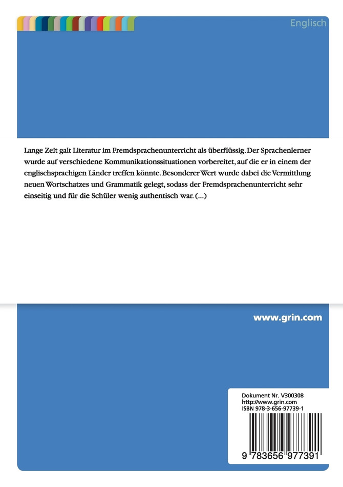 Umgang mit Kurzgeschichten im Unterricht der Sekundarstufe I