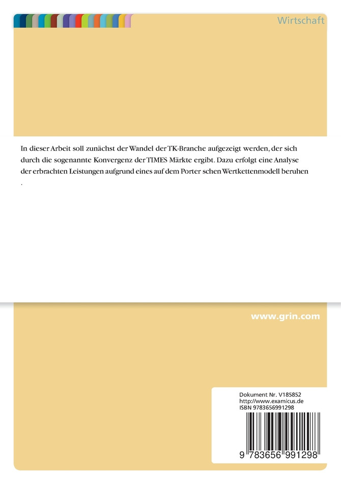 Chancen und Durchdringung von E - Commerce in der Telekommunikationsbranche im Business to Business Bereich