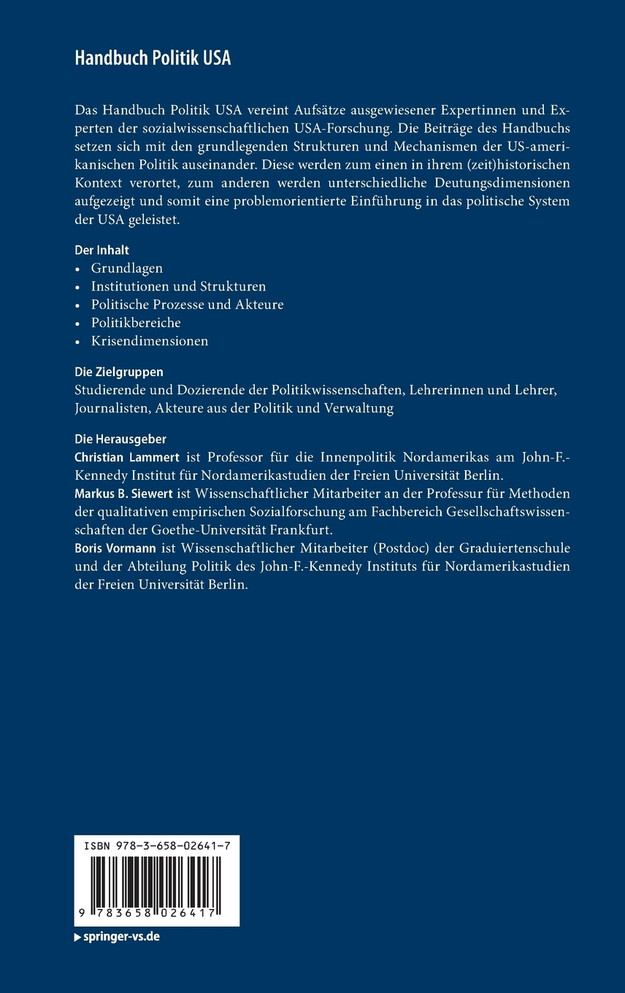 Handbuch Politik USA