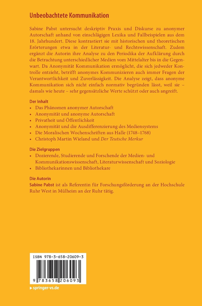 Unbeobachtete Kommunikation