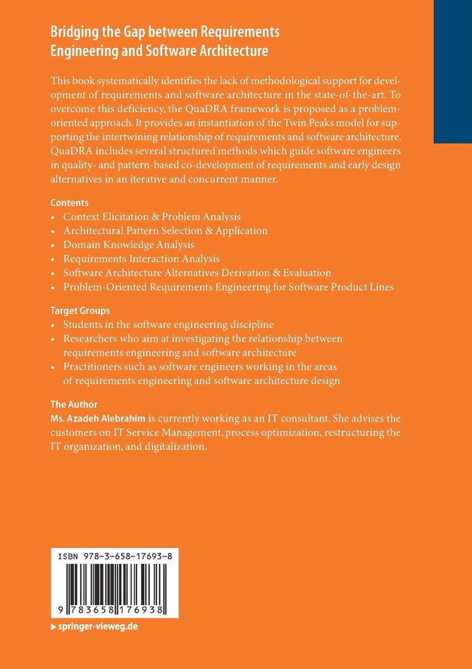 Bridging the Gap between Requirements Engineering and Software Architecture