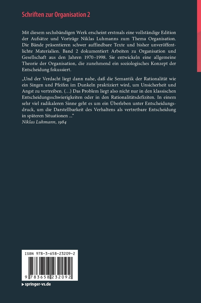 Schriften zur Organisation 2
