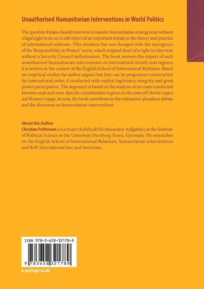 Unauthorised Humanitarian Interventions in World Politics