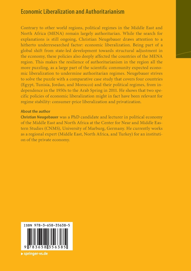 Economic Liberalization and Authoritarianism