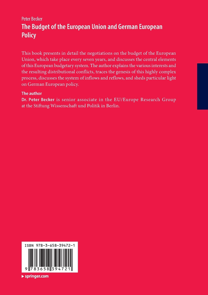 The Budget of the European Union and German European Policy