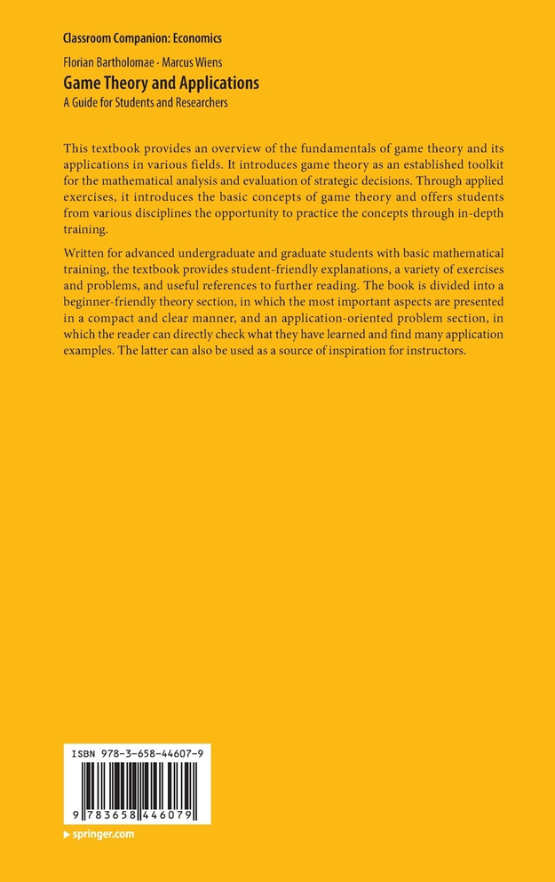 Game Theory and Applications