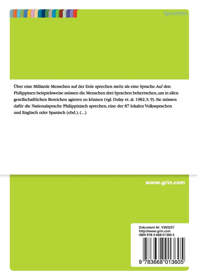 Unterschiede zwischen monolingual und bilingual erzogenen Kindern beim Fremdsprachenlernen