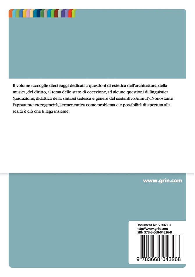 Saggi di estetica, di diritto, di linguistica