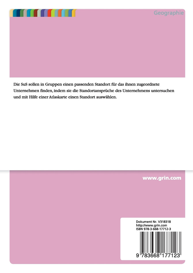 Die Qual der Wahl bei der Standortentscheidung. Welche Faktoren beeinflussen Unternehmen tatsächlich? (Erdkunde, 12 Leistungskurs)