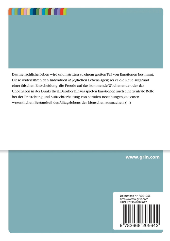 Wie entstehen Emotionen? Eine Analyse nach dem Bayesian Brain Modell