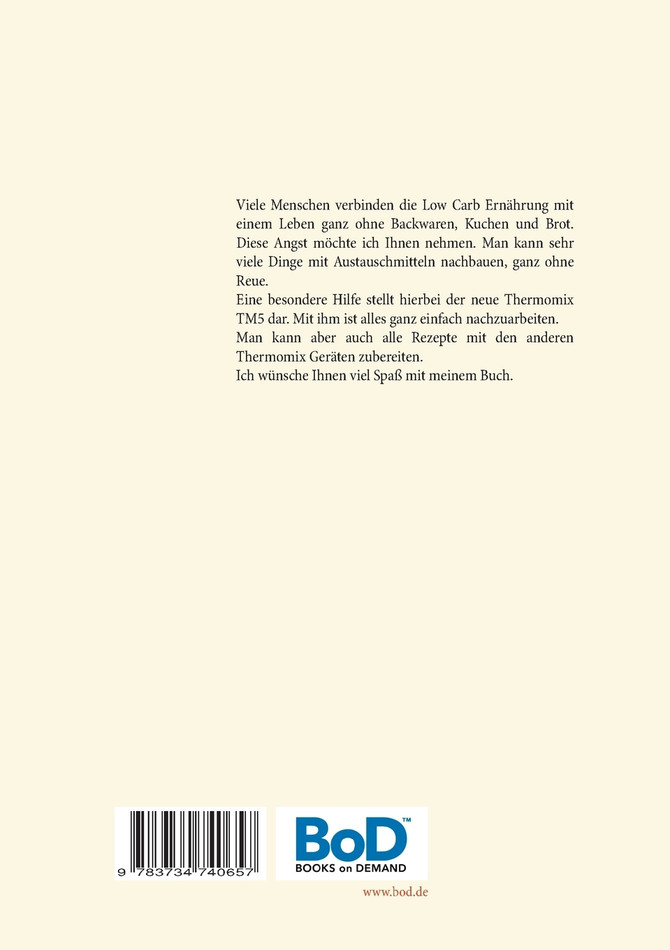 Feine Low Carb Backrezepte für den Thermomix