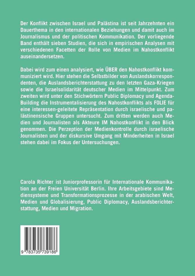 Der Nahostkonflikt und die Medien