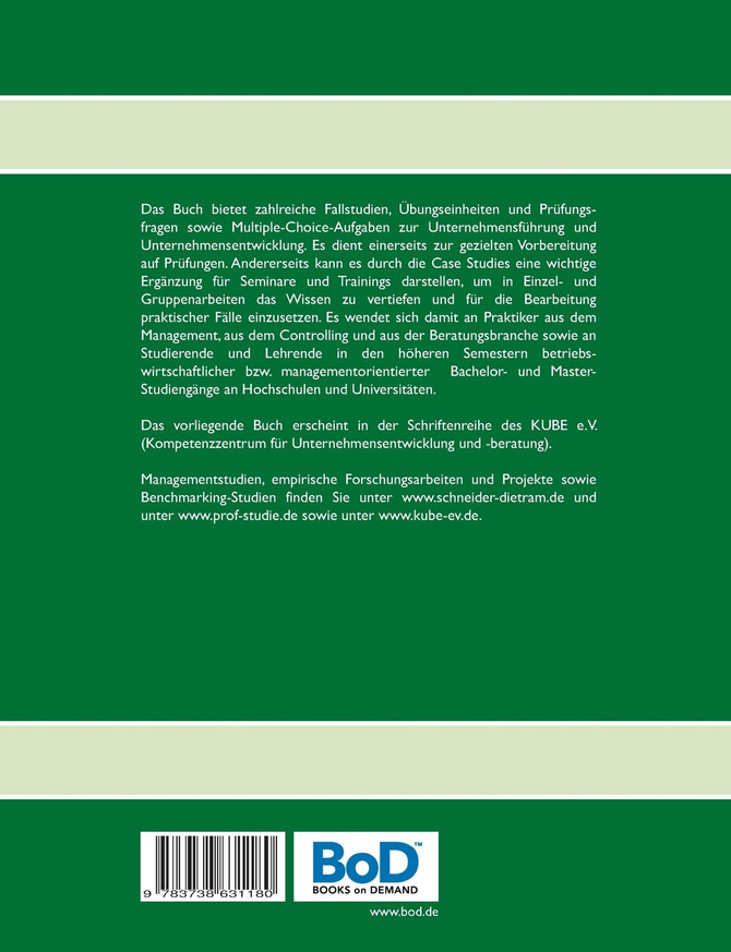 Fallstudien und Klausurtraining zur Unternehmensführung