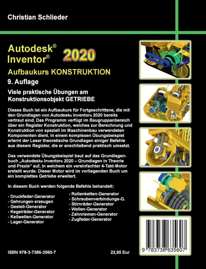 Autodesk Inventor 2020 - Aufbaukurs Konstruktion