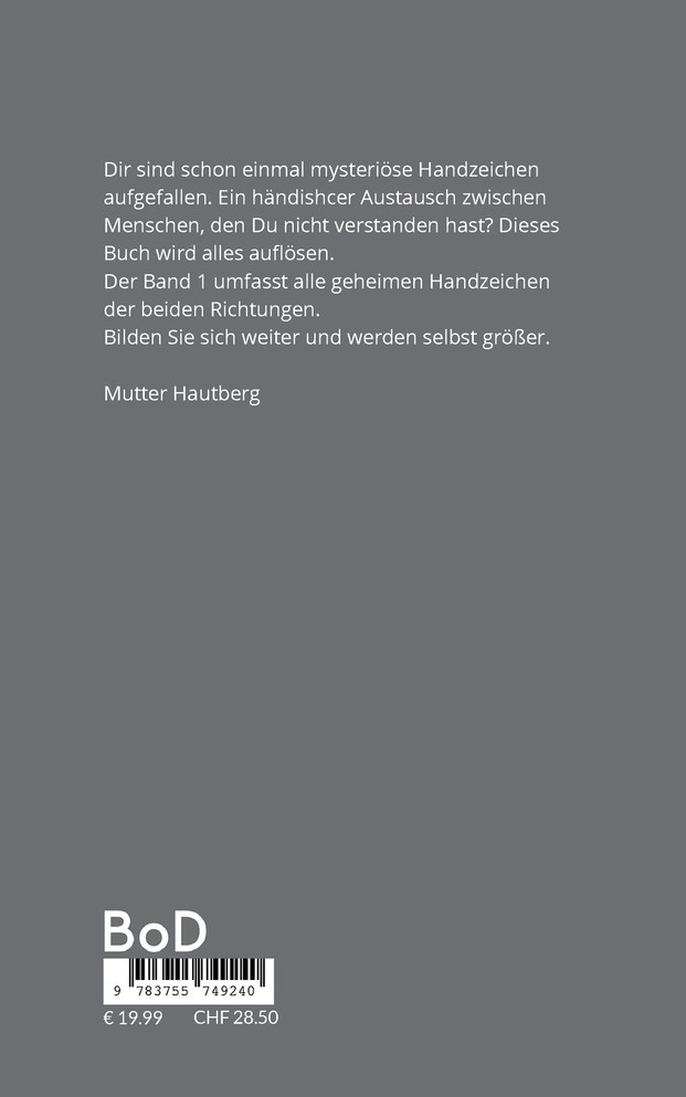 Geheime Handzeichen Teil 1