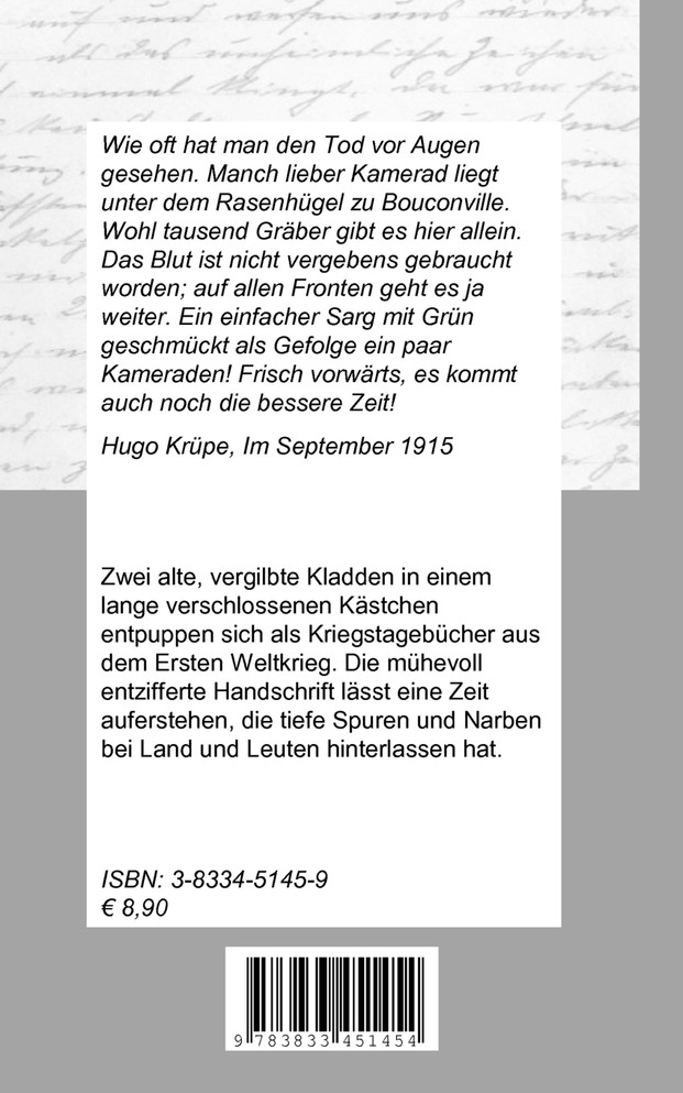 Mein Urgroßvater im Ersten Weltkrieg