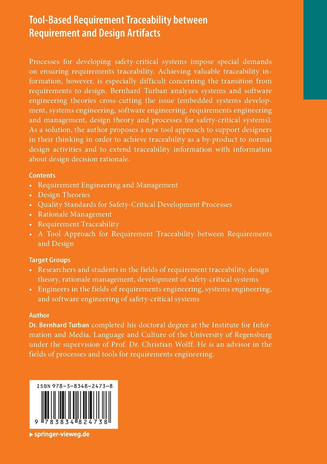 Tool-Based Requirement Traceability between Requirement and Design Artifacts