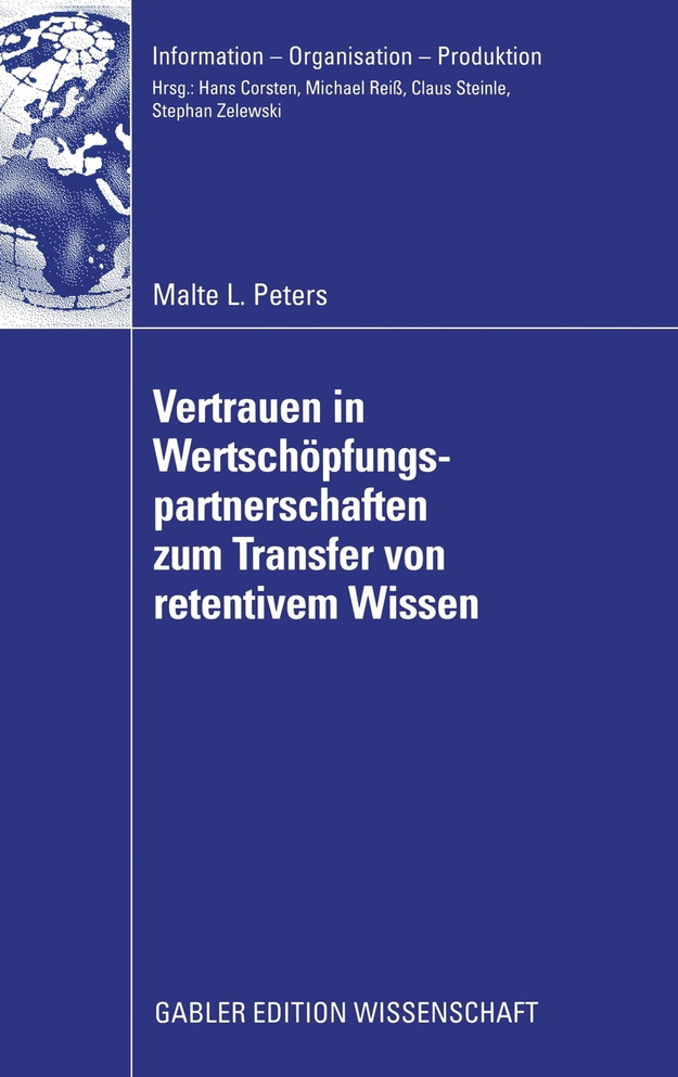 Vertrauen in Wertschöpfungspartnerschaften zum Transfer von retentivem Wissen