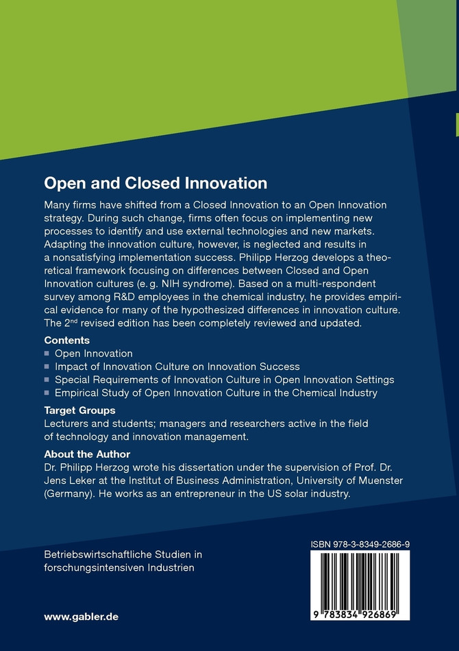 Open and Closed Innovation