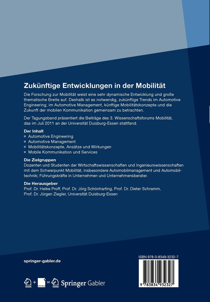 Zukünftige Entwicklungen in der Mobilität