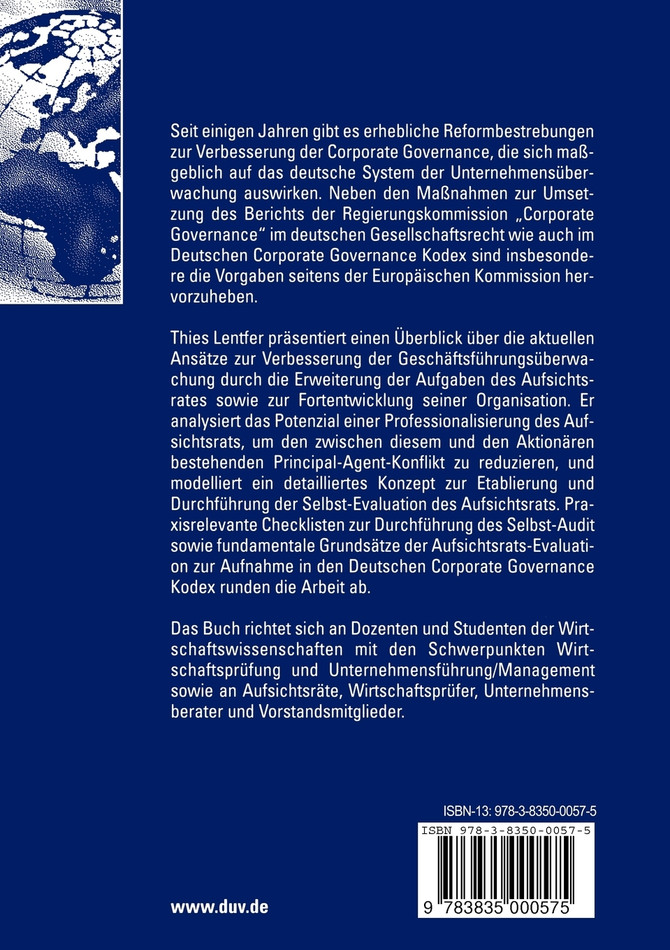 Einflüsse der internationalen Corporate Governance-Diskussion auf die Überwachung der Geschäftsführung