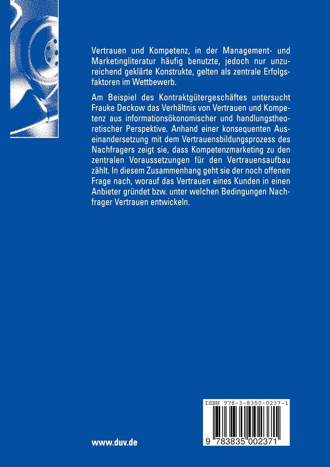 Vertrauen durch Kompetenzmarketing
