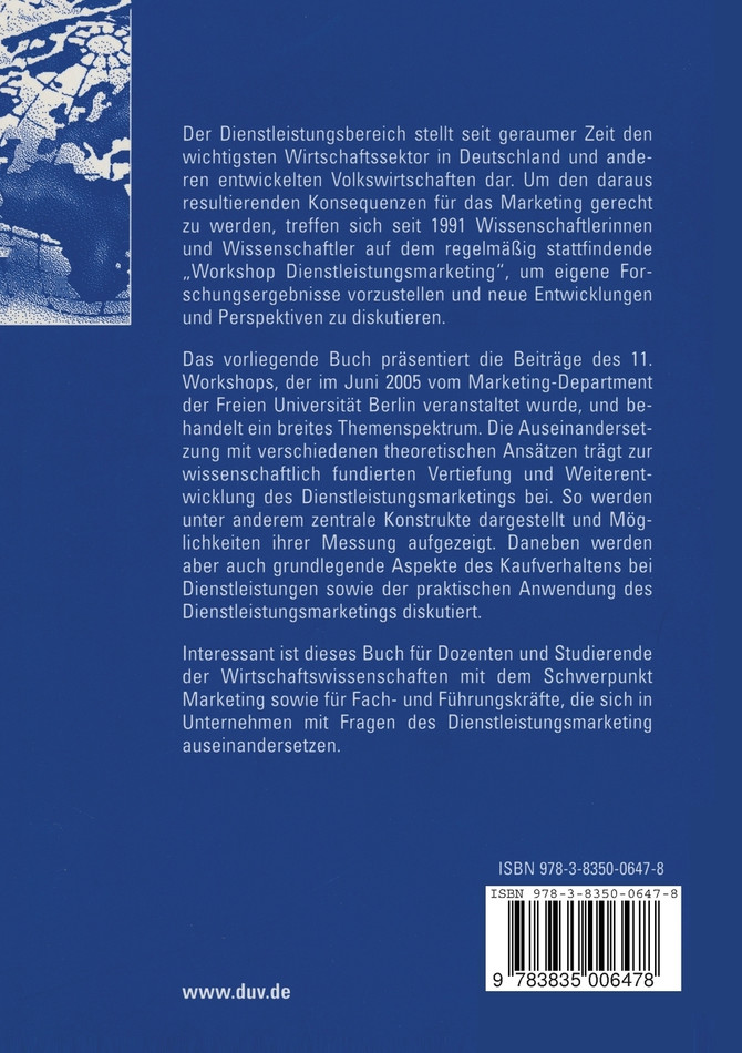Innovatives Dienstleistungsmarketing in Theorie und Praxis