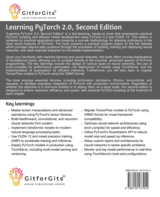 Learning PyTorch 2.0, Second Edition