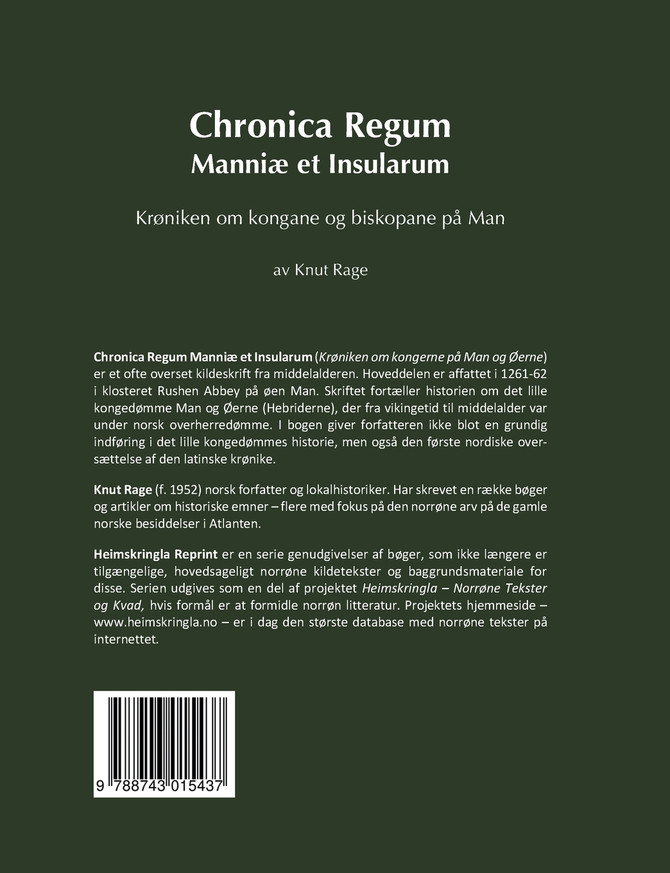 Chronica Regum Manniæ et Insularum
